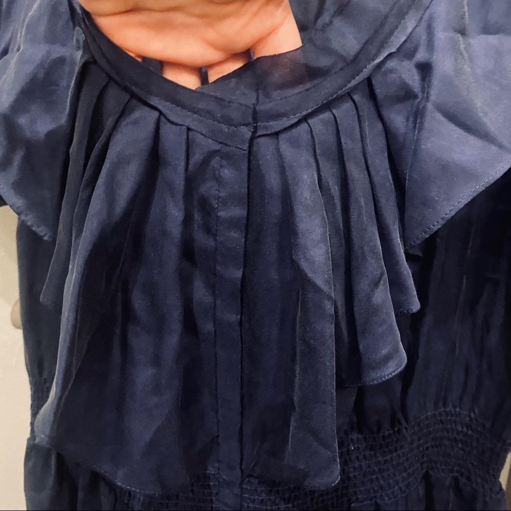 Rebecca Taylor Silk Ruffle Dress - Picture 6 of 10